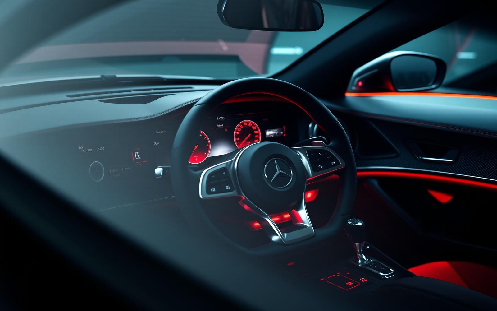 Luxury cockpit dashboard